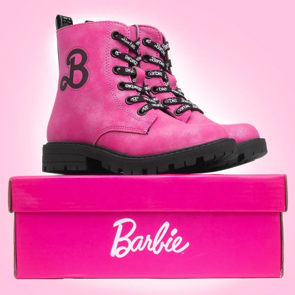 Barbie Kids Fuchsia Ankle Boot