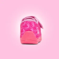 Barbie Kids Fuchsia Easy Fasten Slipper