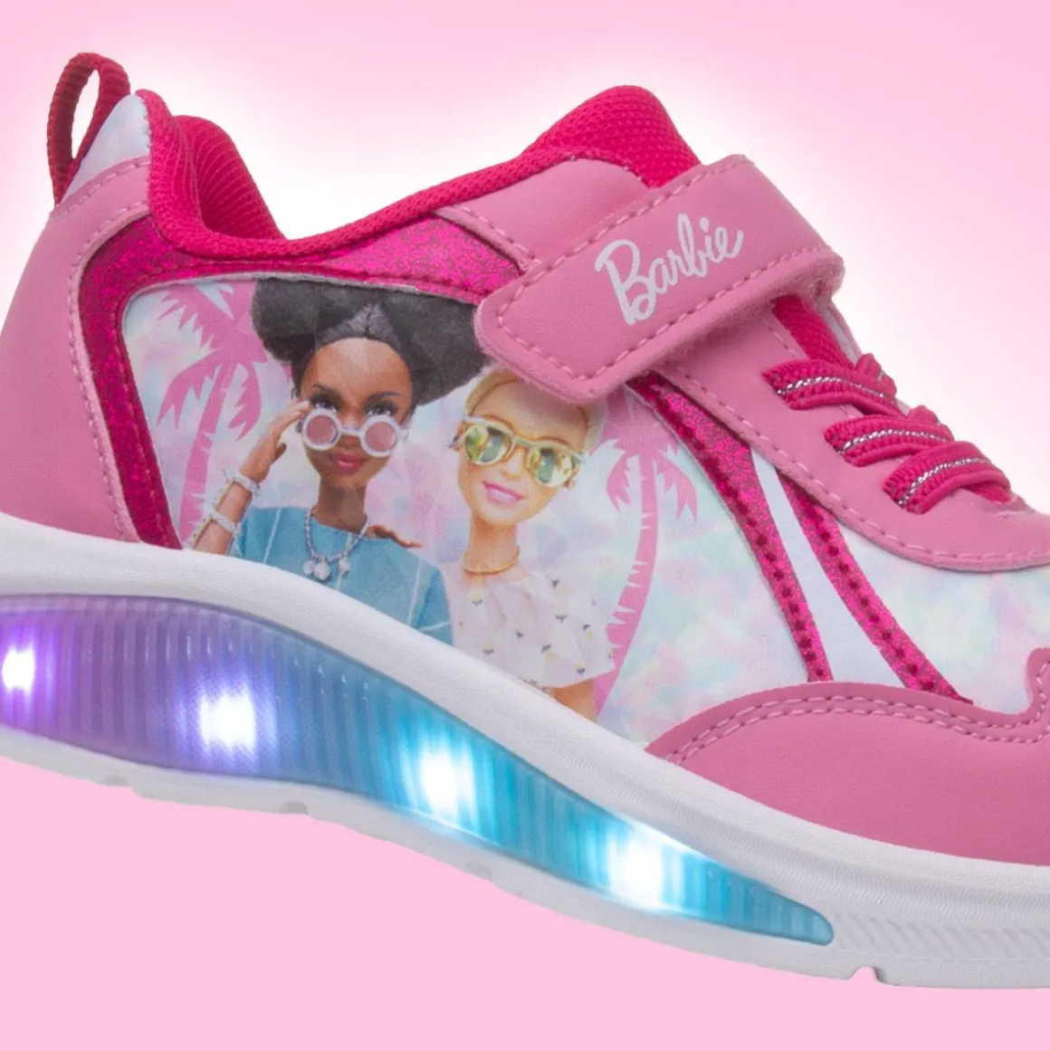 Barbie Kids Pink Light Up Trainer