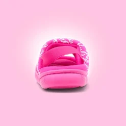 Barbie Kids Pink Open Toe Mule Slipper