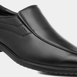 Beckett Baxter Mens Black Slip On Smart Shoe