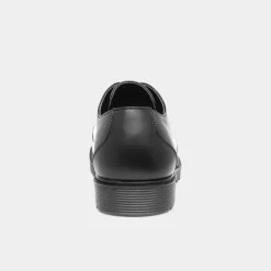 Beckett Bertie Mens Black Plain Lace Up Shoe