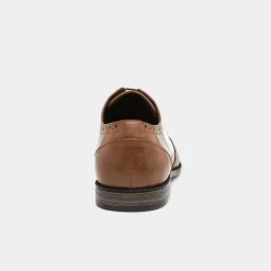 Beckett Billy Mens Lace Up Tan Brogue Shoe
