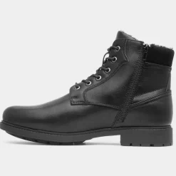 Beckett Bronco Mens Black Lace Up Boot