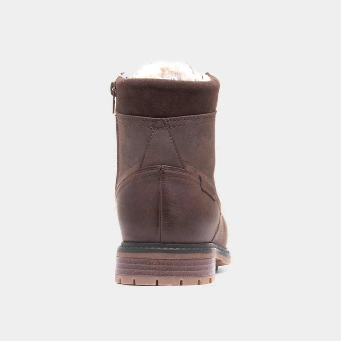 Beckett Bronco Mens Brown Zip Up Boot