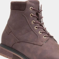 Beckett Bronco Mens Brown Zip Up Boot