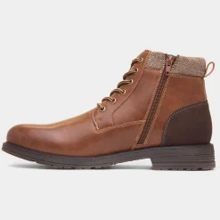 Beckett Ernest Mens Tan Ankle Boot