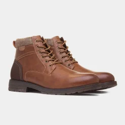 Beckett Ernest Mens Tan Ankle Boot
