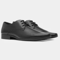 Beckett Harrison Mens Black Lace Up Formal Shoe