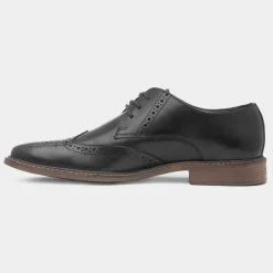 Ben Sherman Andy Mens Black Leather Brogue Shoe