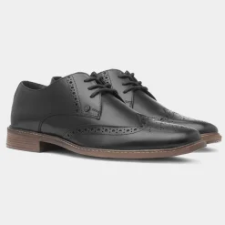 Ben Sherman Andy Mens Black Leather Brogue Shoe