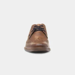 Ben Sherman Andy Mens Tan Leather Brogue Shoe