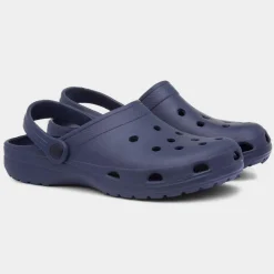Berman Adults Navy EVA Slip On Clog Sandal