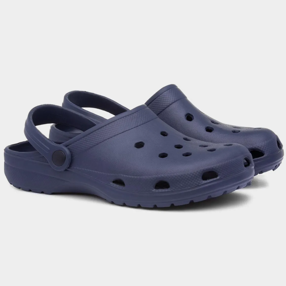 Berman Adults Navy EVA Slip On Clog Sandal