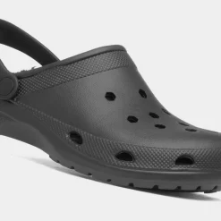 Berman Mens Black Warm Lined EVA Slipper