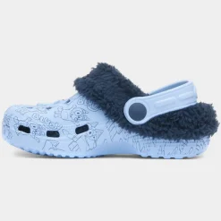 Bluey Borg Kids Blue Warm Lined EVA Clog
