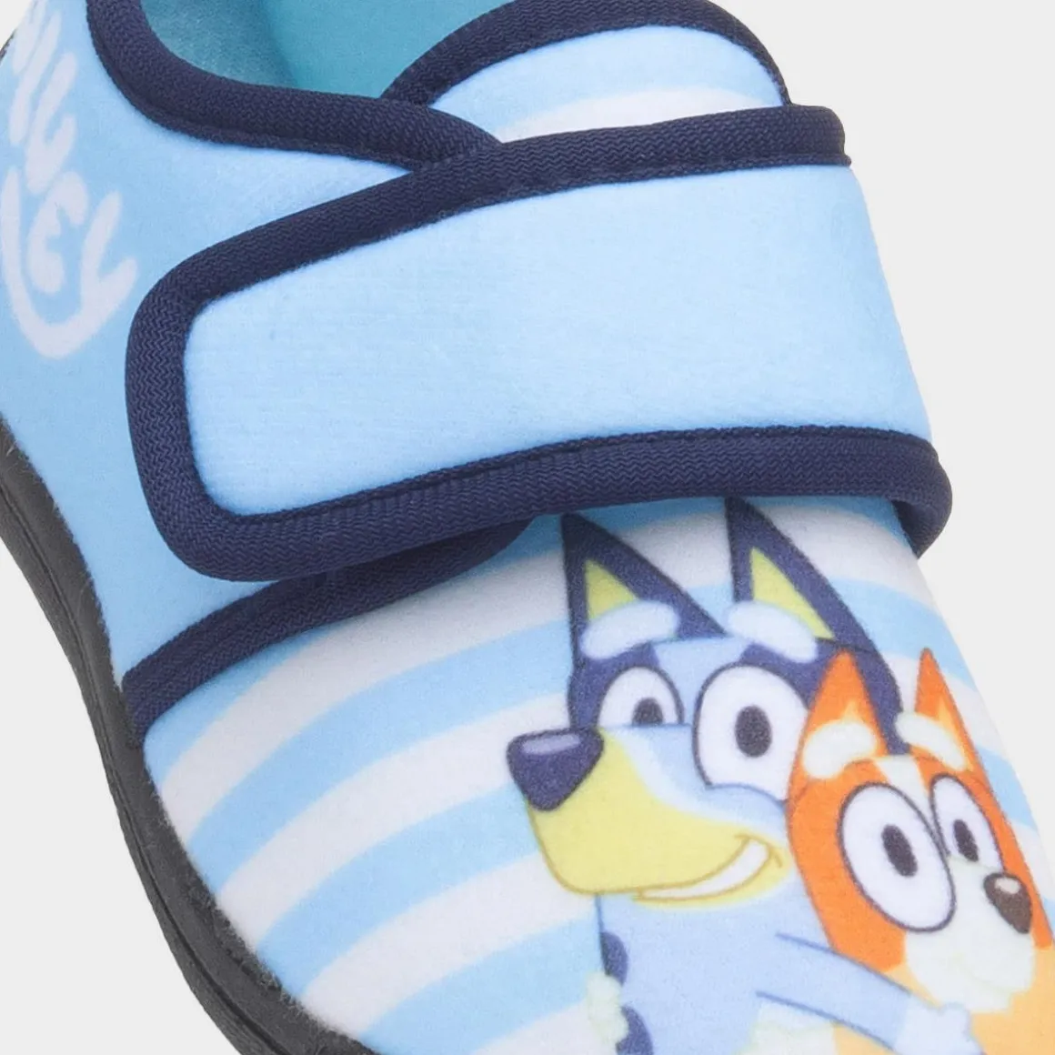 Bluey Kids Blue Easy Fasten Slipper