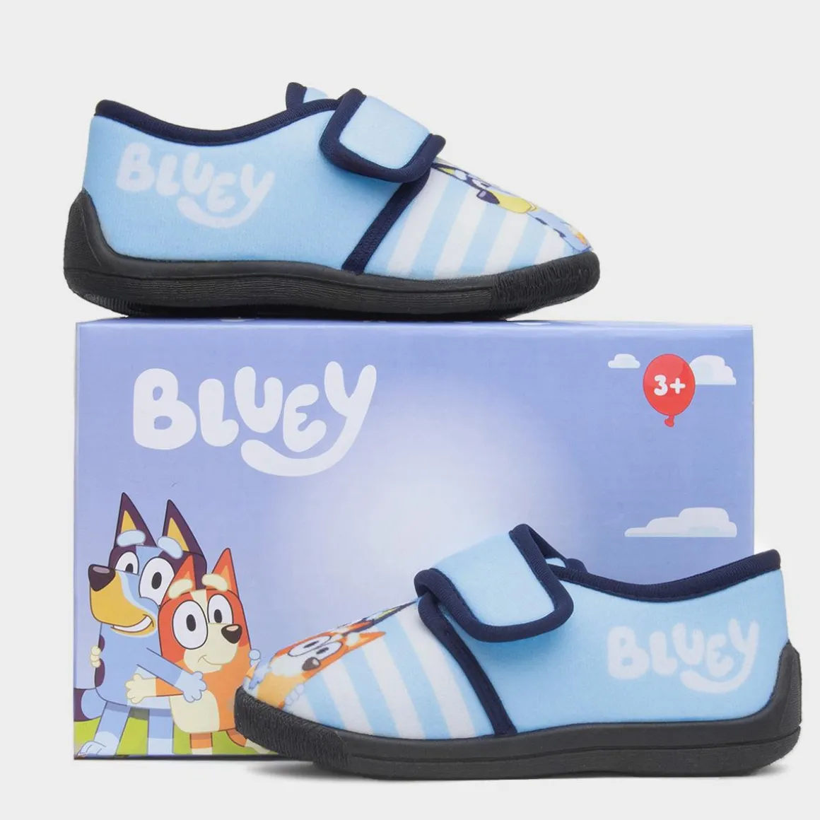 Bluey Kids Blue Easy Fasten Slipper