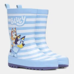 Bluey Kids Blue Stripe Welly