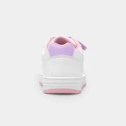 Bluey Kids White & Purple Easy Fasten Trainer