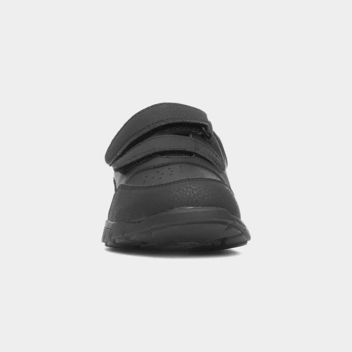 Buckle My Shoe Boys Black Easy Fasten Shoe