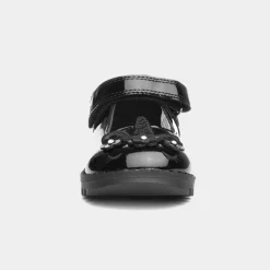 Buckle My Shoe Castle Girls Black Unicorn Shoe