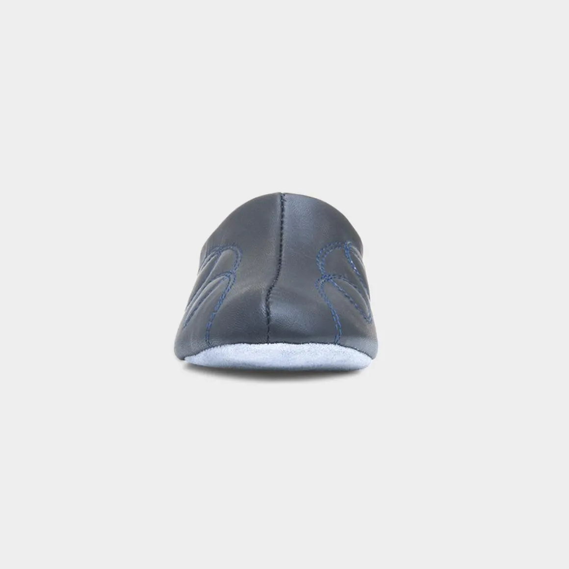 Cincasa Mahon Womens Navy Mule Leather Slipper