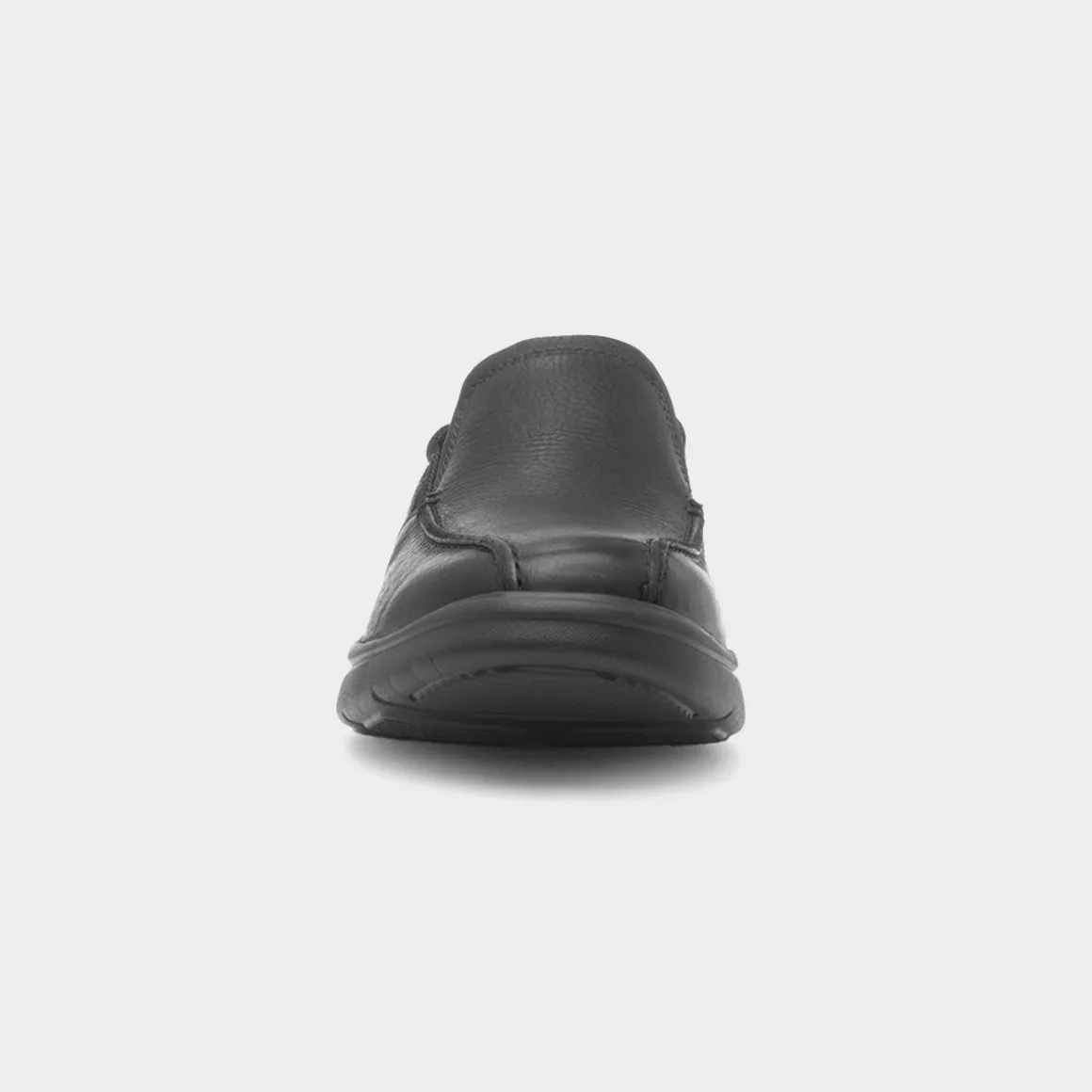 Clarks Bradley Step Back Mens Black Leather Shoe