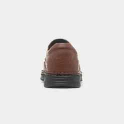 Comfy Steps Abe Mens Tan Slip On Leather Shoe