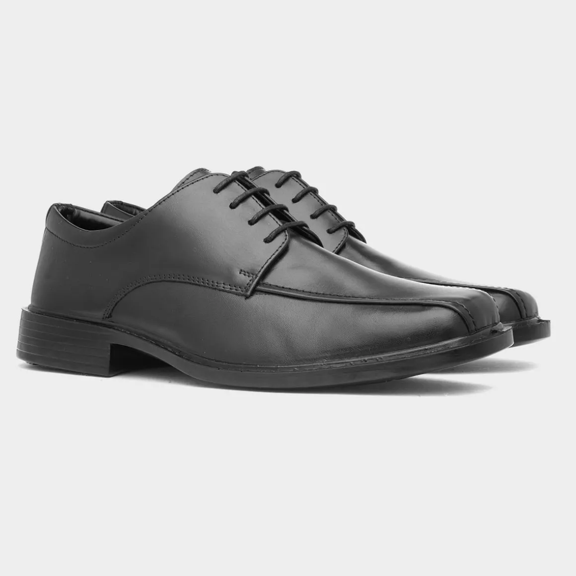 Comfy Steps Conrad Mens Black Leather Shoe