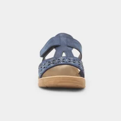 Comfy Steps Fethiye Womens Navy Mule Sandal