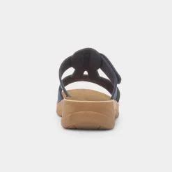 Comfy Steps Fethiye Womens Navy Mule Sandal