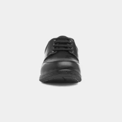 Comfy Steps Maurice Mens Black Leather Shoe