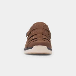 Comfy Steps Ramsay Mens Tan Fisherman Shoe