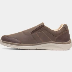 Comfy Steps Roland Mens Brown Casual Shoe