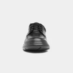 Comfy Steps Stewart Mens Leather Black Shoe