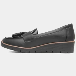 Comfy Steps Yvonne Womens Black Loafer