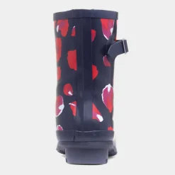 Cotswold Badminton Womens Navy Petal Welly