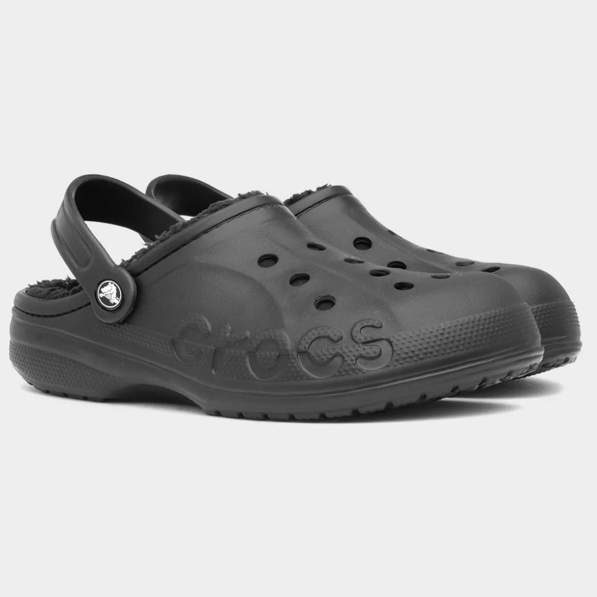 Crocs Baya Unisex Black Warm Lined EVA Clog