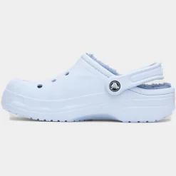 Crocs Baya Womens Blue Warm Lined EVA Clog