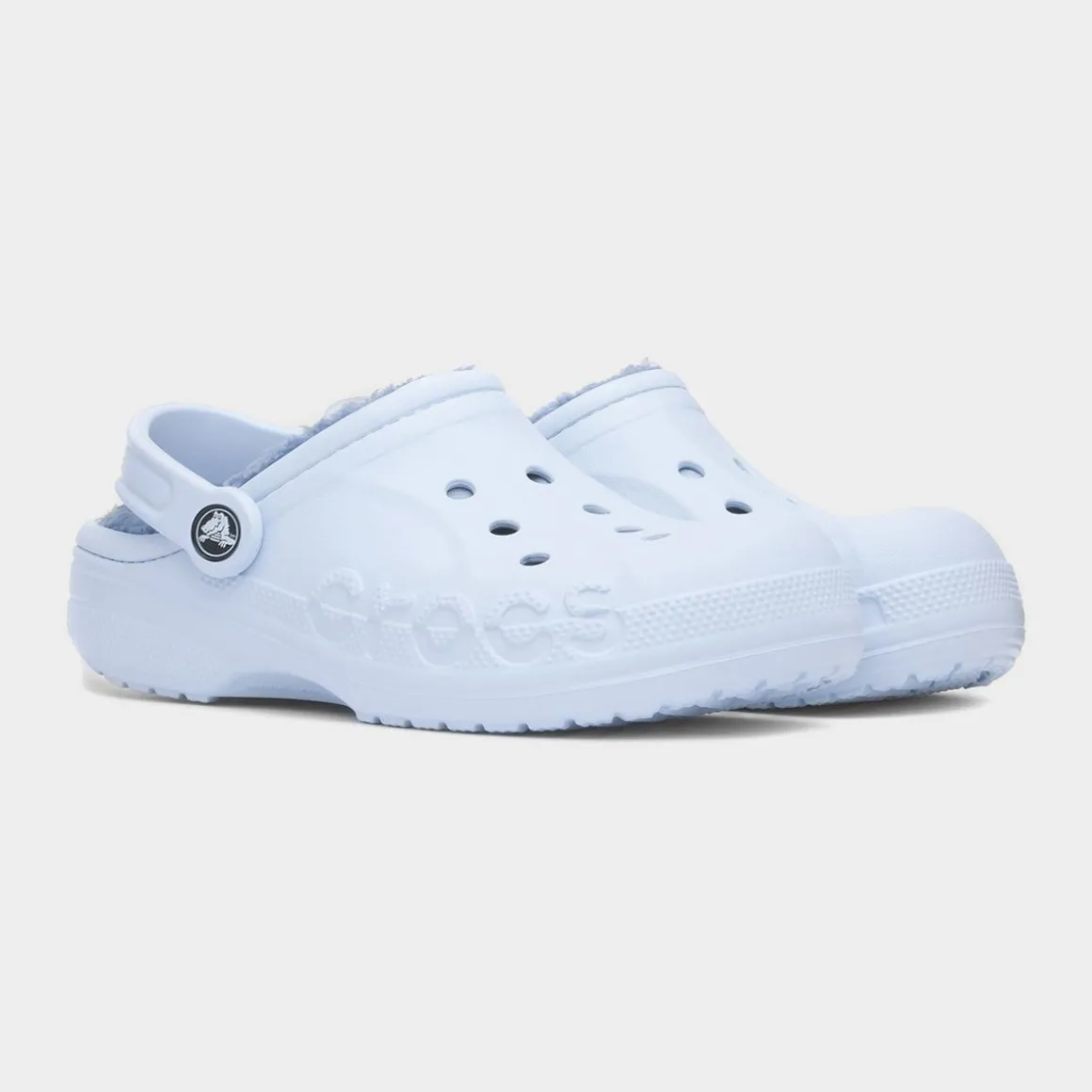 Crocs Baya Womens Blue Warm Lined EVA Clog