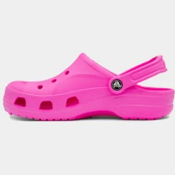 Crocs Baya Womens Electric Pink EVA Clog