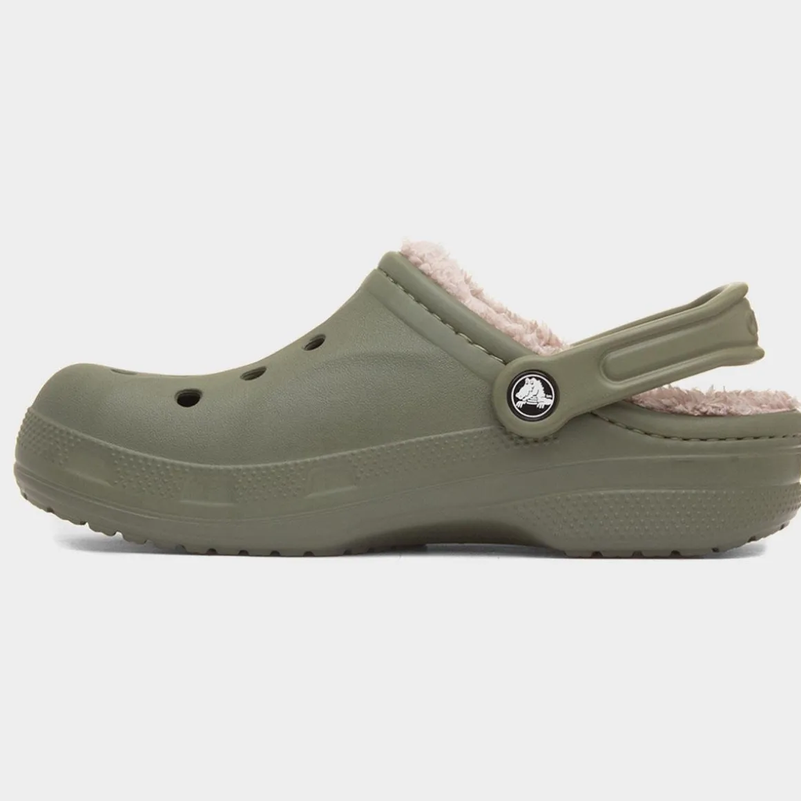 Crocs Baya Womens Green Warm Lined EVA Clog