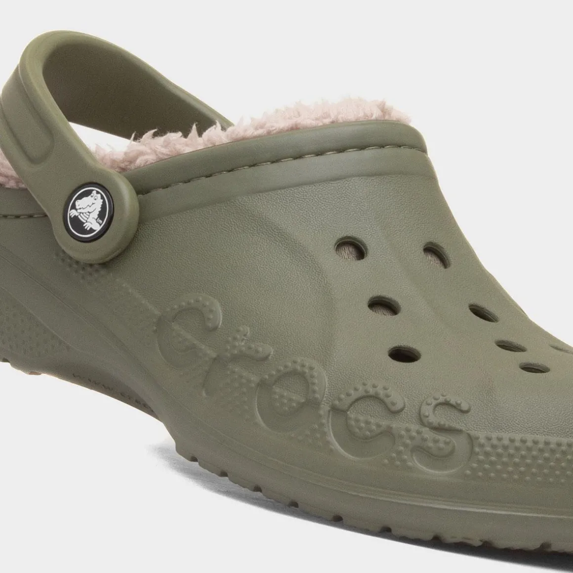 Crocs Baya Womens Green Warm Lined EVA Clog