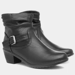 Cushion Walk Annabelle Womens Black Ankle Boot