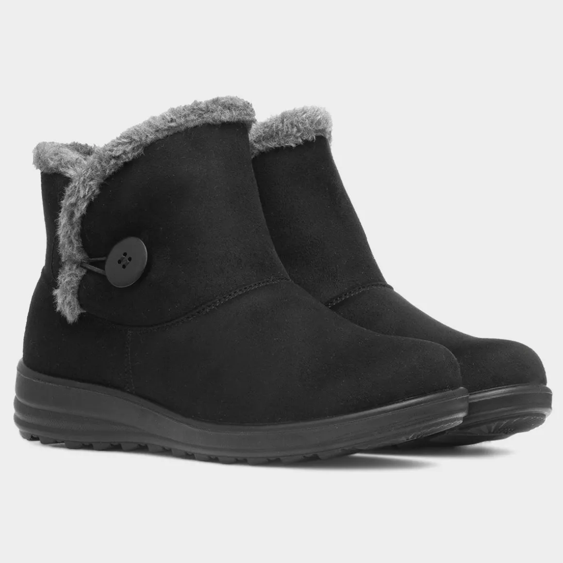 Cushion Walk Carly Womens Black Ankle Boot