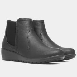 Cushion Walk Chelsea Womens Black Ankle Boot