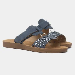 Cushion Walk Christina Womens Navy Mule Sandal