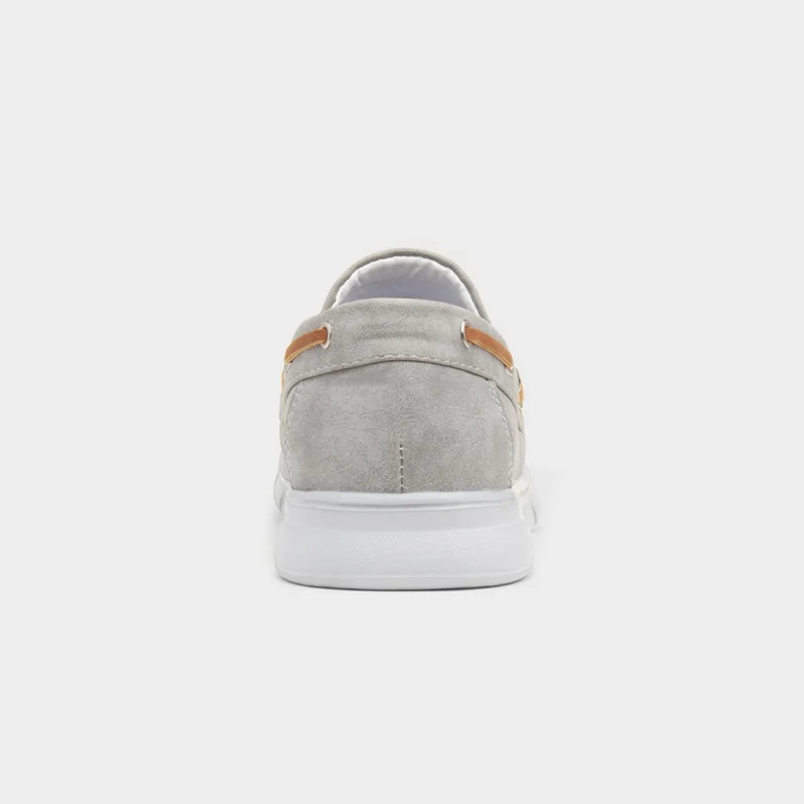 Cushion Walk Declan Mens Grey Casual Boat Shoe