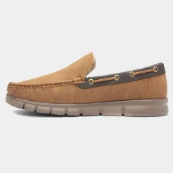 Cushion Walk Declan Mens Casual Tan Slip On Shoes